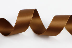 Band Satin Double Face "messing"