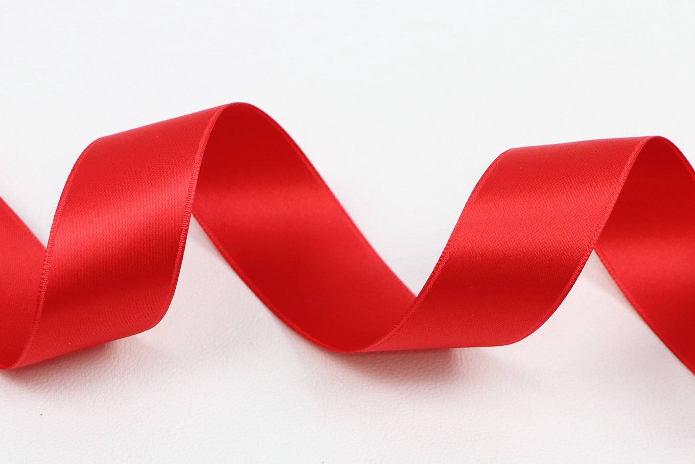 Band Satin Double Face "rouge"