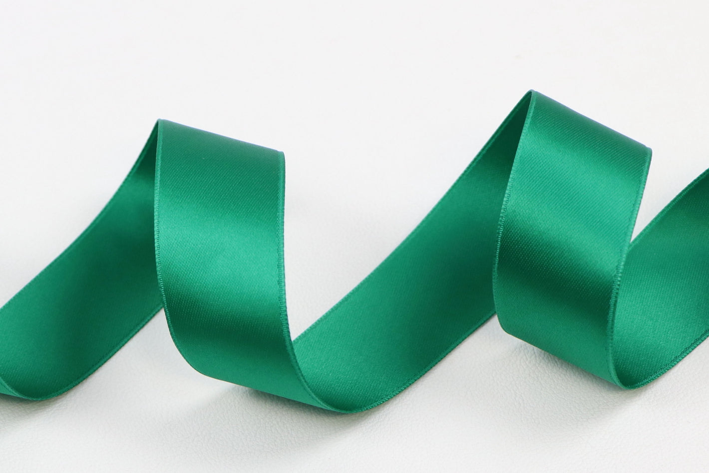 Band Satin Double Face "emerald"