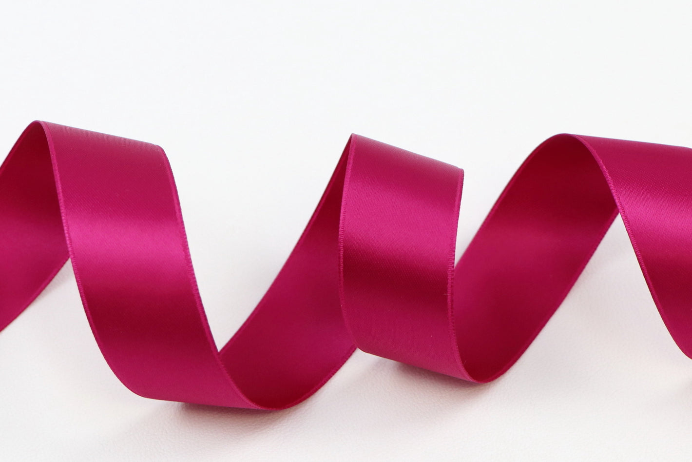 Band Satin Double Face "fuchsia"