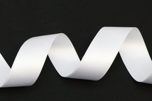 Band Satin Double Face "blanc"