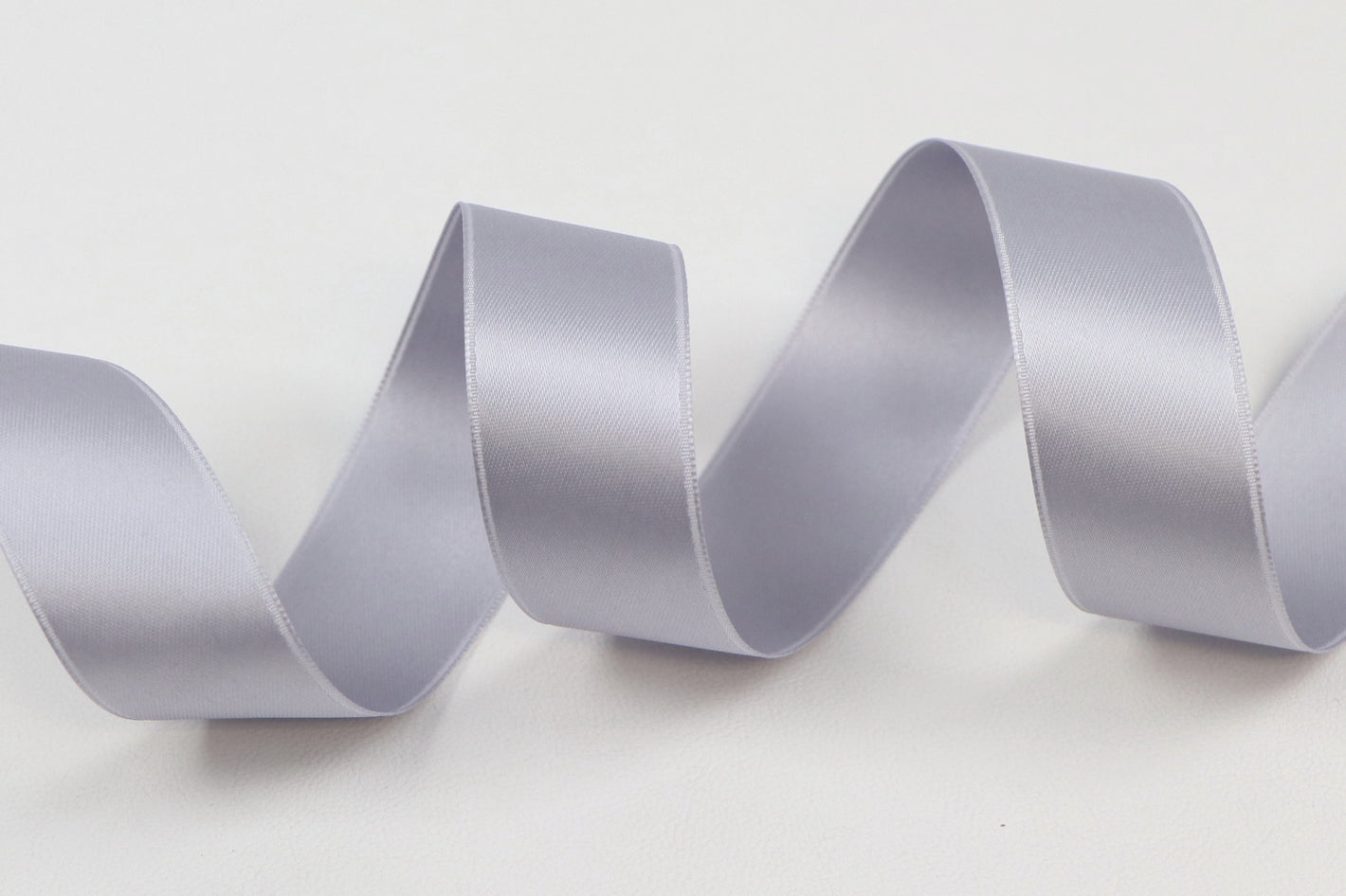 Band Satin Double Face "silver"