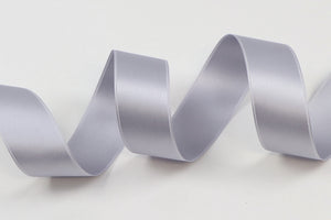 Band Satin Double Face "silver"