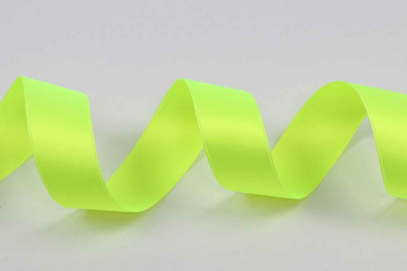 Band Satin Double Face "neon yellow"