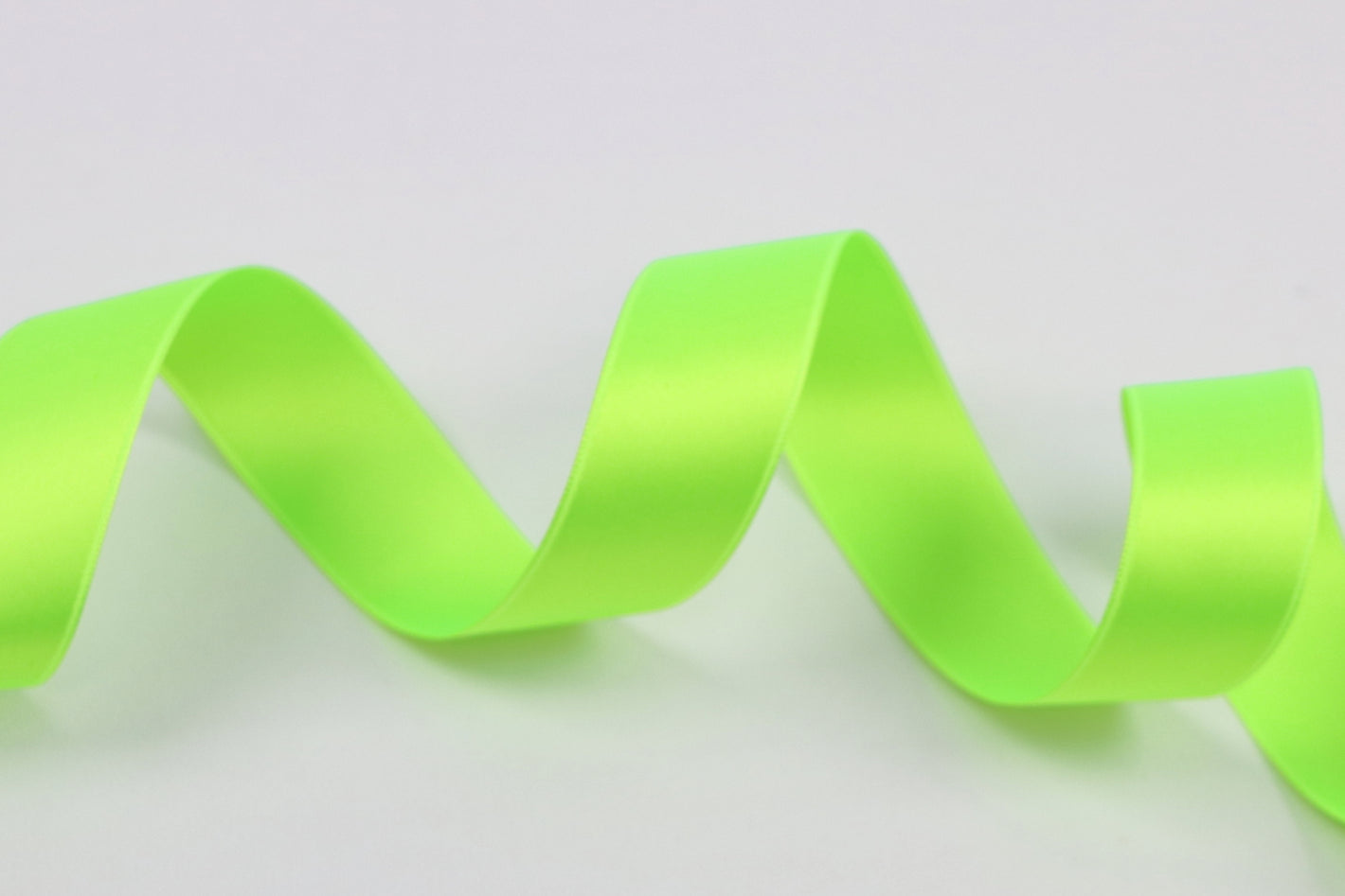 Band Satin Double Face "neon green"