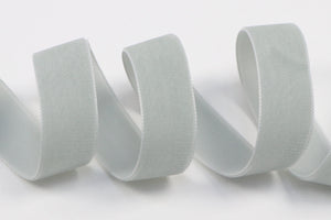 Band Samt "silver"