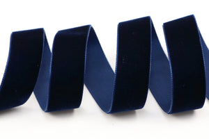 Band Samt "navy"