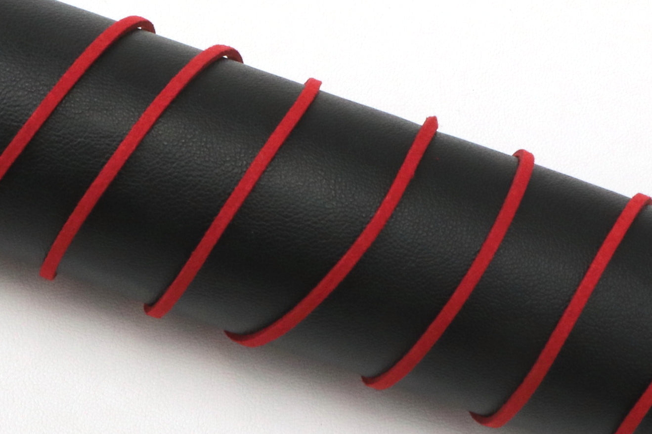 Lederband "rot"