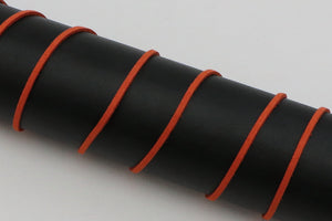Lederband "orange"