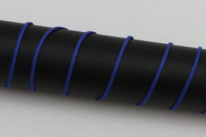 Lederband Glitzer "royal"