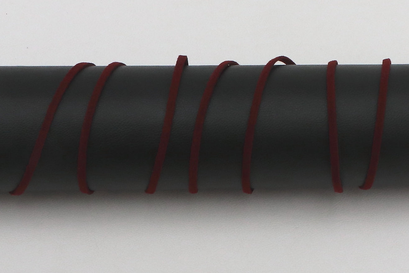 Lederband "bordeaux"