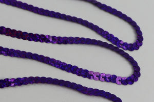 Band Pailletten holo "violett"