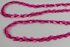 Band Pailletten pastell "pink"