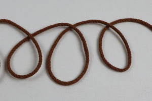 Kordel Baumwolle 3mm "rotbraun"