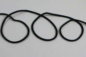 Kordel Baumwolle 3mm "schwarz"