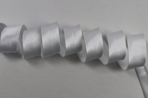 Schrägband Satin "weiss"