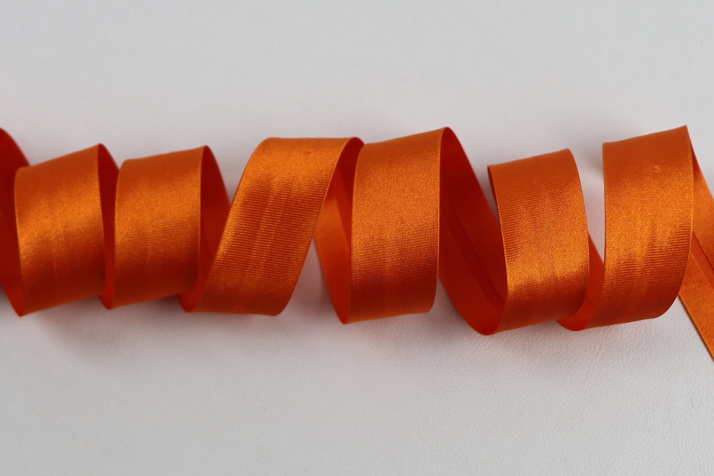 Schrägband Satin "orange"