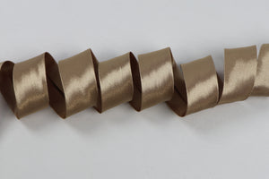 Schrägband Satin "gold"