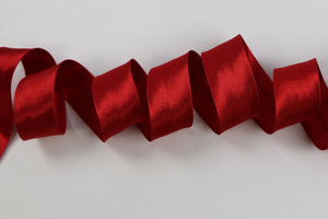 Schrägband Satin "rot"