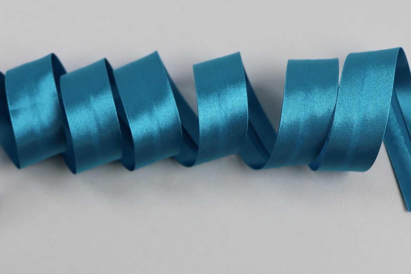 Schrägband Satin "türkis"