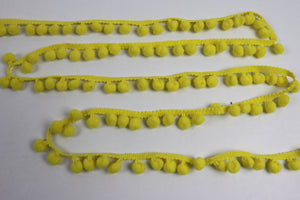 Pompon-Borte "gelb"