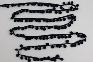 Pompon-Borte "marine"