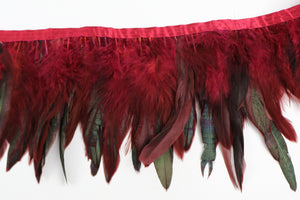 Band Federn 160mm "bordeaux"