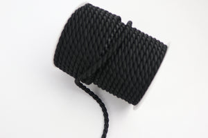 Atlas-Kordel 6mm "schwarz"