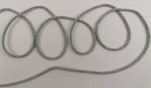 Brokat Kordel 4mm "silber"
