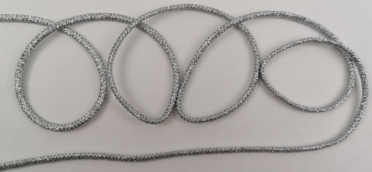 Lurex Kordel 3mm "silber"