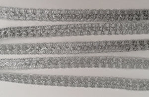 Brokatborte "silber"