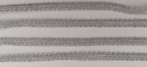Brokatspitze "silber"