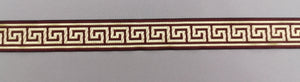 Jacquardborte 22mm "bordeaux-gold"