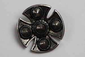 Nieten - Beschlag Templerkreuz "altsilber"
