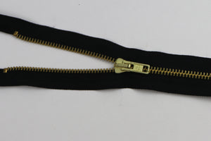 Metall-Reissverschluss "gold"