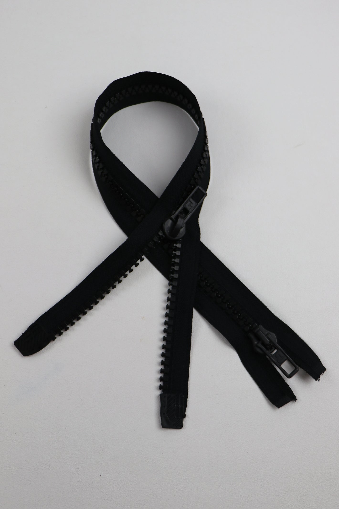 Reissverschluss - 2 Schieber "schwarz"