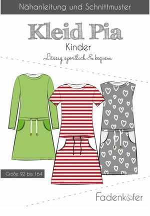 Schnittmuster Kleid Pia Kinder