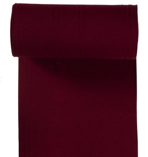 Bündchen "bordeaux"