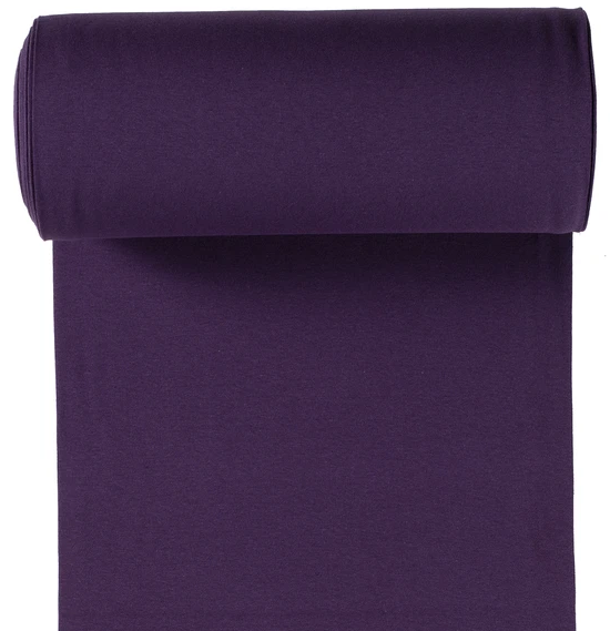 Bündchen "aubergine"