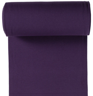 Bündchen "aubergine"