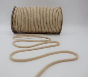 Kordel Baumwolle 5mm "beige"