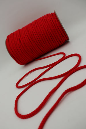 Kordel Baumwolle 5mm "rot"