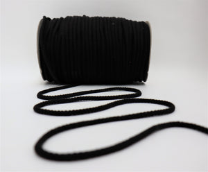 Kordel Baumwolle 5mm "schwarz"