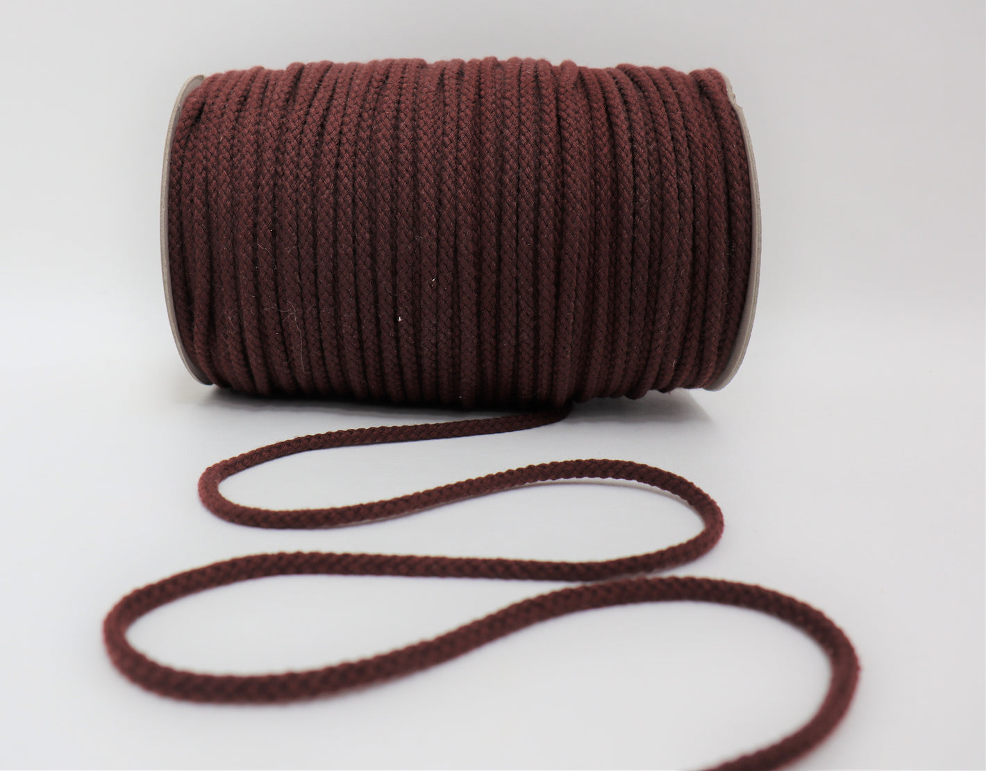 Kordel Baumwolle 5mm "rotbraun"