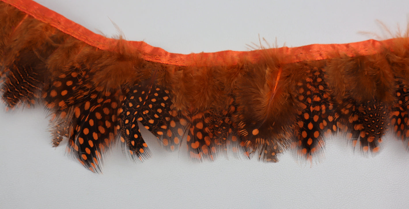 Band Federn 60mm "orange"