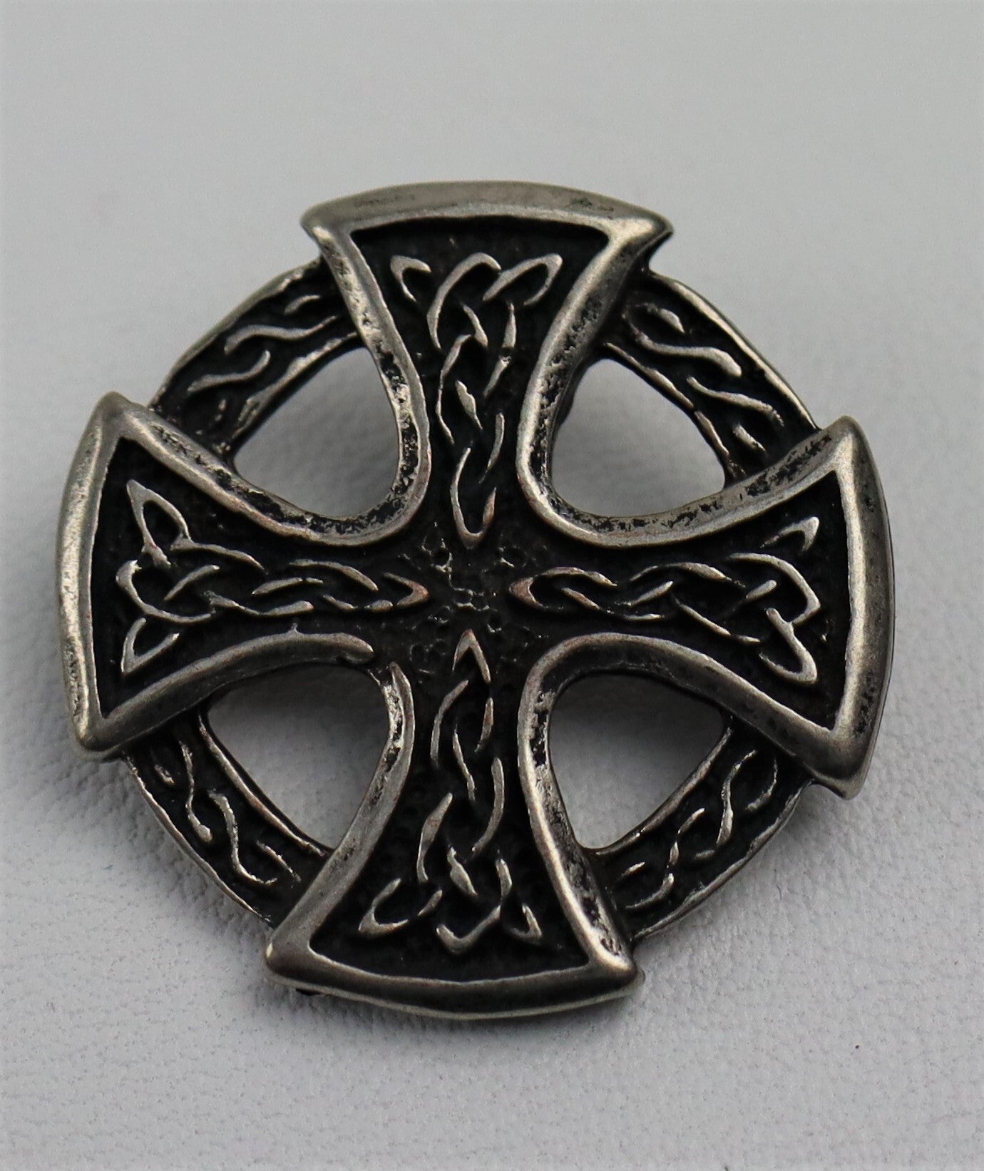 Nieten - Beschlag keltisches Kreuz "altsilber"