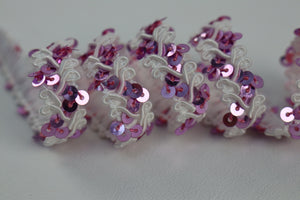 Paillettenband "lila"