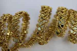 Paillettenborte "gold"