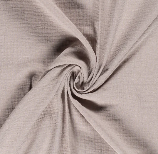 Musselin uni "beige"