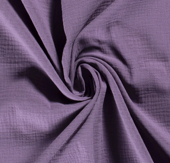 Musselin uni "violett"